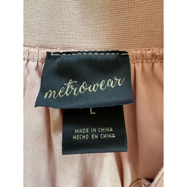 Metrowear Pink Floral Print Elastic Waist A-Line Midi Skirt - Image 8