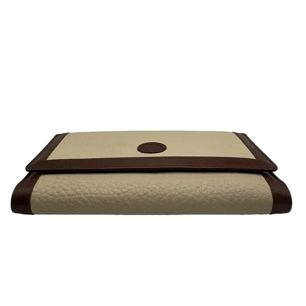 Vintage DOONEY & BOURKE Brown and Cream Wallet - Image 3