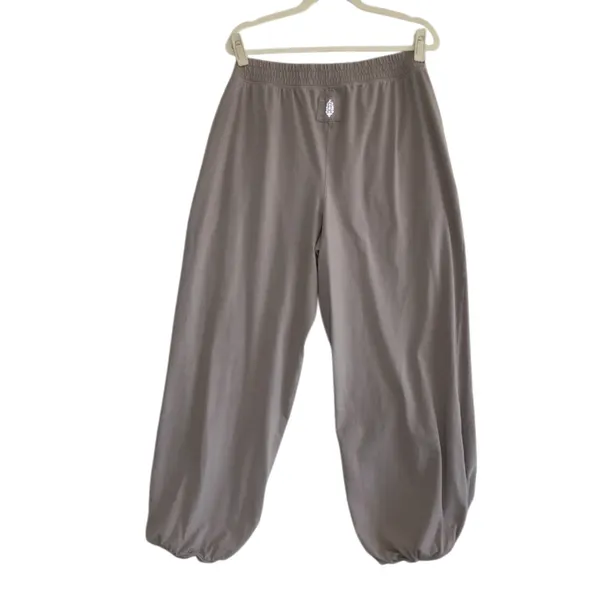 FP Movement Baggy Jogger Pant Sz L Gray Relax Stylish Balloon Style Chic Travel - Image 5