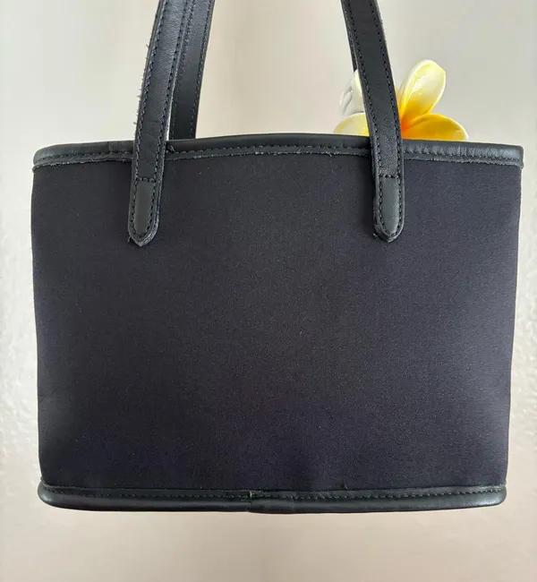 Vintage Coach Black Mini Tote - Image 5