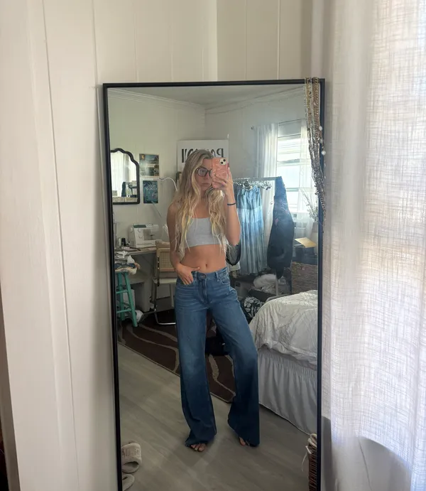 Dark Wash  Flare Jeans - Image 2