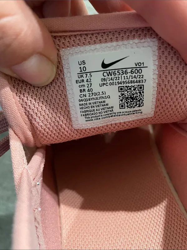 Nike Court Vision Alta Platform Sneakers In Rust Pink Size 10 - Image 15