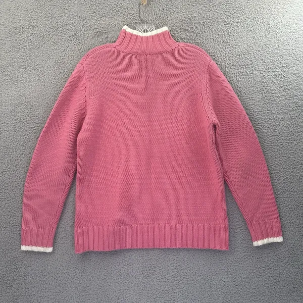 Northern Isles Turtleneck Knit Sweater Snowflake‎ Acrylic Wool Retro Women Large - Image 2