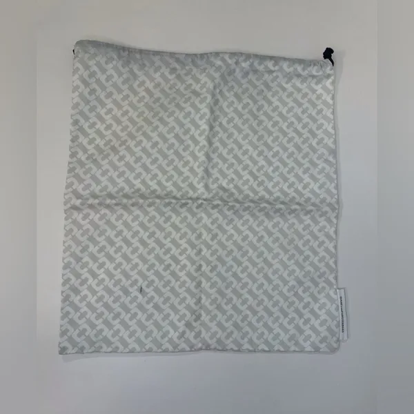 Diane Von Furstenberg White and Gray Patterned‎ Dust Bag Size 16.5”x15” - Image 6