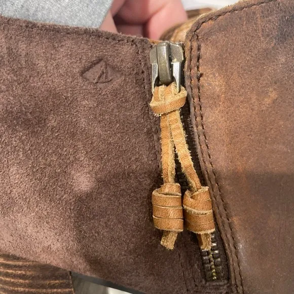 Sperry Dasher Lille Ankle Bootie Brown‎ Leather in Size 7.5 - Image 7