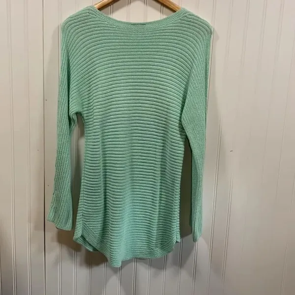 Talbots mint green knit sweater - Image 3