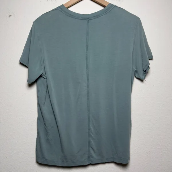 Lululemon Women All Yours T-Shirt 8 Green Short Sleeve Crew Neck Tee Casual - Image 4