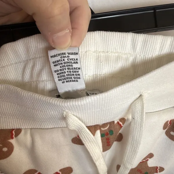 Better Together Gingerbread Print Sweatpants Size Small Preowned - Image 12
