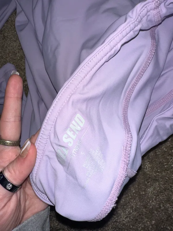 Full Send purple workout set - Image 3