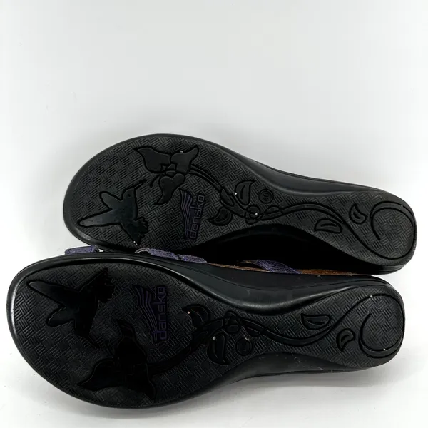 Dansko Jameson Sporty Trail Sandals Strappy Buckle Leather Purple EU 40 US 9 - Image 7