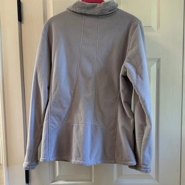 The North Face Women's Morninglory Purple Full Zip Fleece Jacket - Image 6