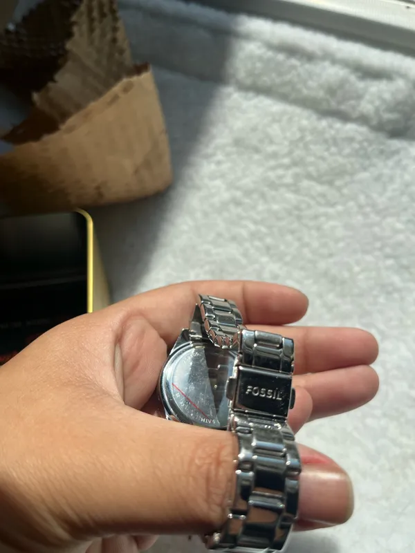 Silver Fossil Watch Women’s - Image 4