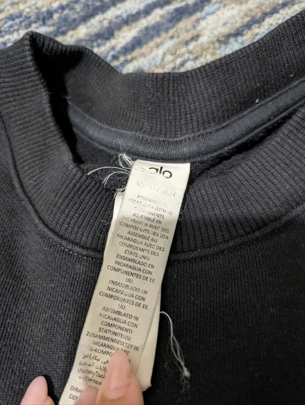 Alo Yoga Accolade Crew Neck Sweater Size XS - Image 5