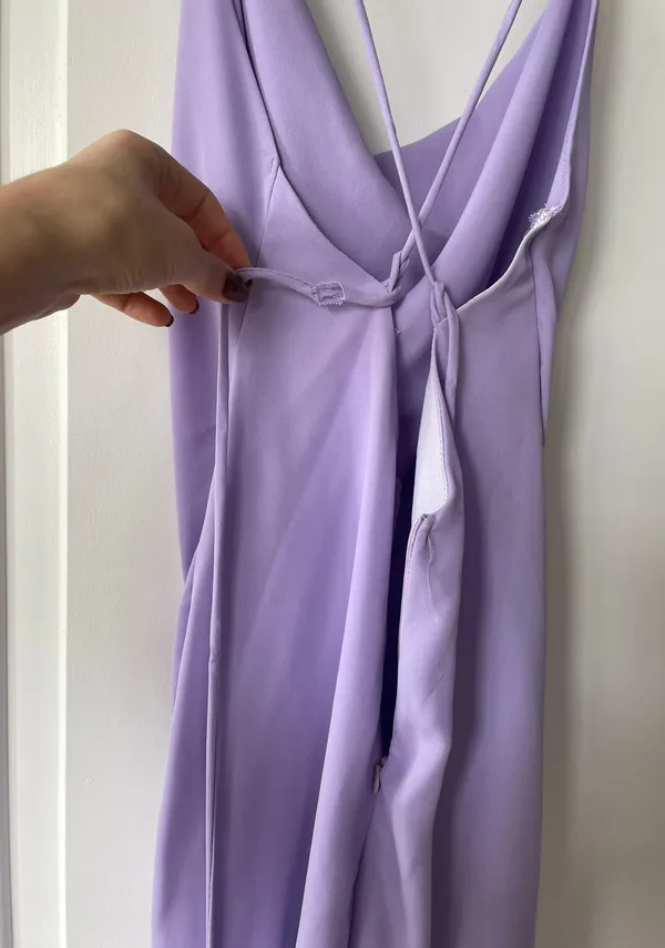 Lucy in the Sky Cowl Neck Mini Dress - Image 4
