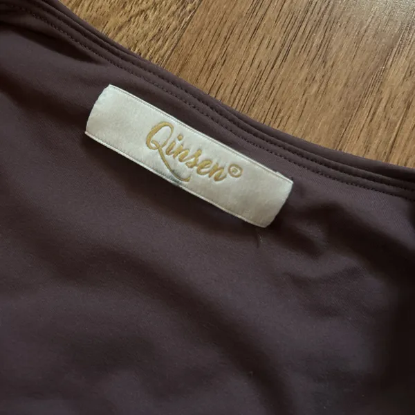 Long Sleeve Bodysuit Brown - Image 3