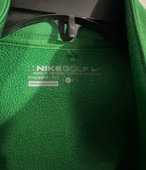 Nike Golf Green Pullover top is a size Large. - Image 3