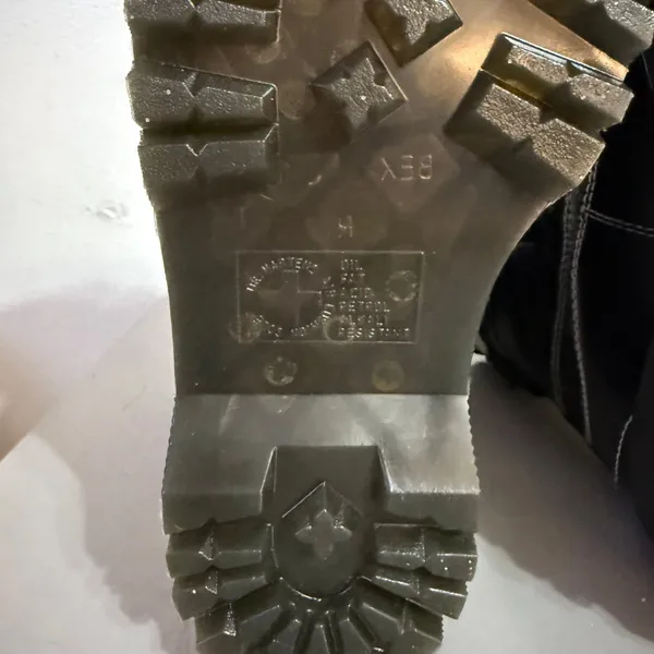 NEW Dr. Martens Jadon Frill Smooth Leather Platform Boots Embroidered Bead - Image 8