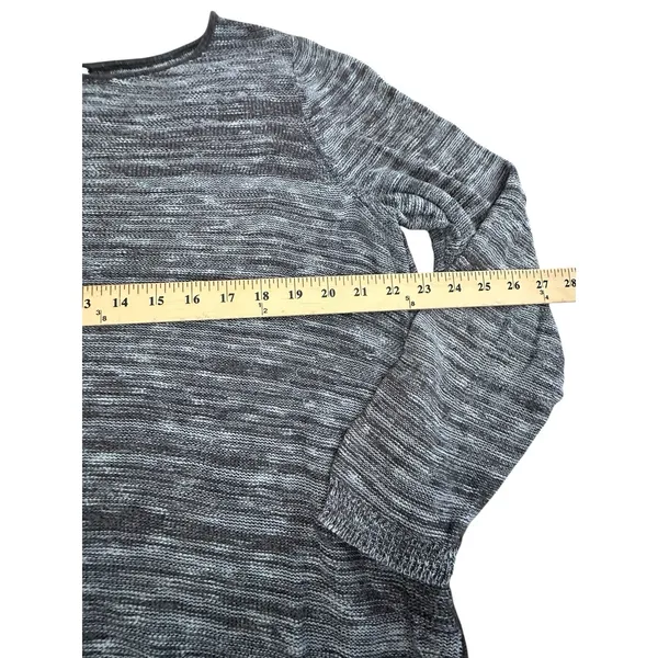 Eileen‎ Fisher Organic Linen Blend Shirt Women's XL Gray Black Lagenlook #AB3-2 - Image 5
