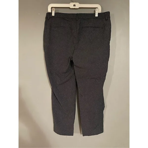 Old Navy Harper Black & White Polka Dot Ankle Dress Pants Size 10 - Image 2