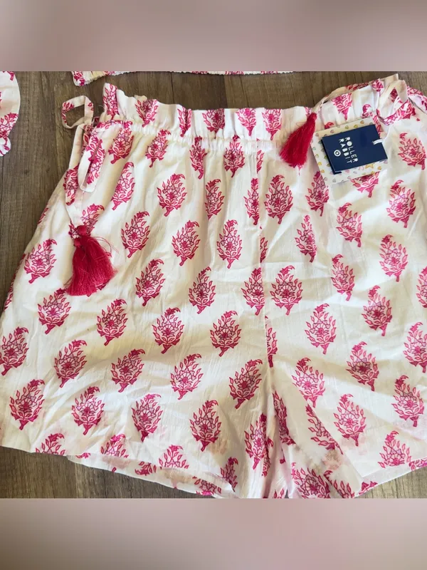 Roller Rabbit x Target Bouquet Side-Tie Beach set Pull-On Shorts & Top - Image 8