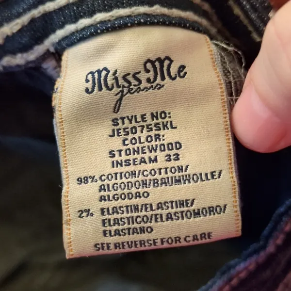 Miss Me Stonewood Skinny Jeans Size 29 - Image 4
