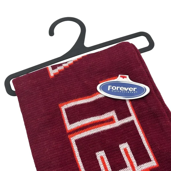 NEW Virginia Tech Hokies NCAA Forever Collectibles Knit Scarf Red Orange‎ - Image 2
