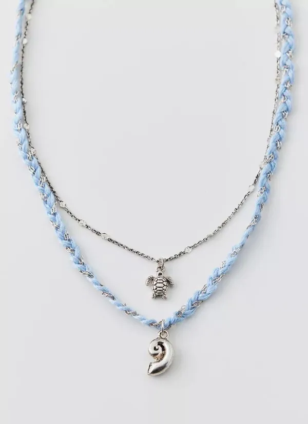 Urban Outfitters Dylan Shell Charm Layering Necklace - Image 3