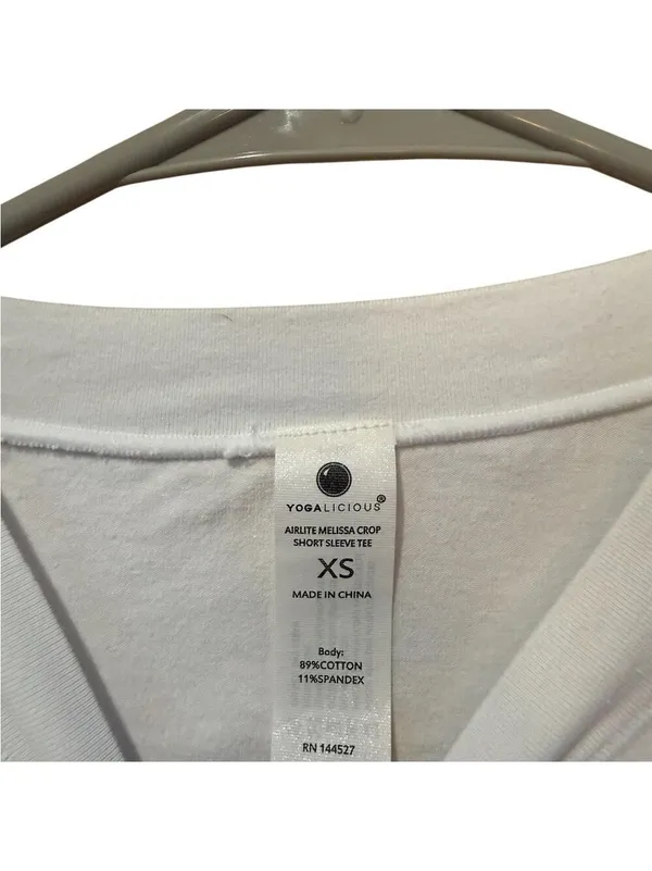 Yogalicious White Short Sleeve T Shirt - Image 2