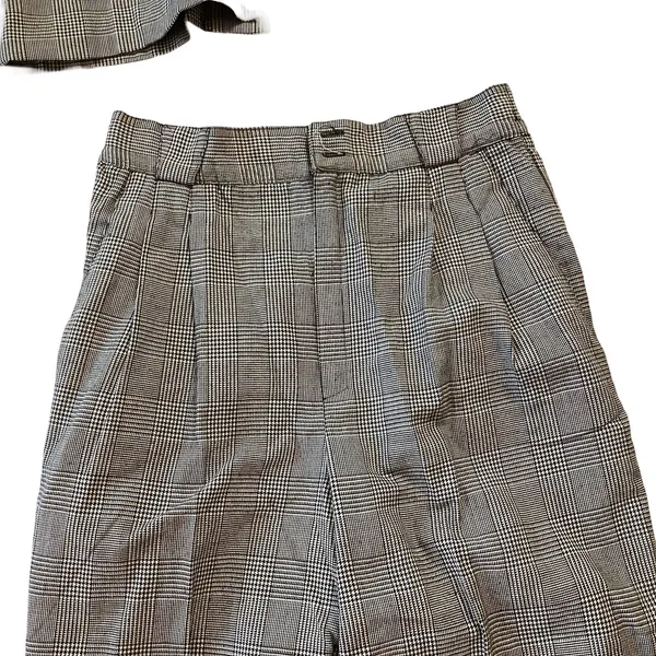Casablanca Tweed Career Pants Gray Size 8 - Image 2