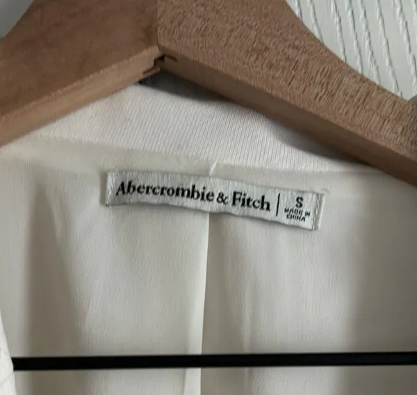 Abercrombie White Collar Business Dress - Image 4