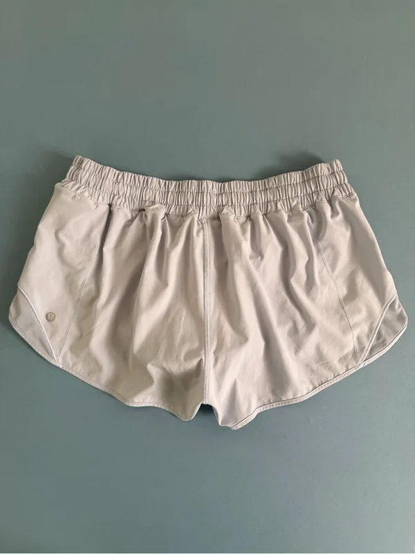 Lululemon Hotty Hot Shorts Linen Blue Lined 2.5” LW7AUSR - Image 3