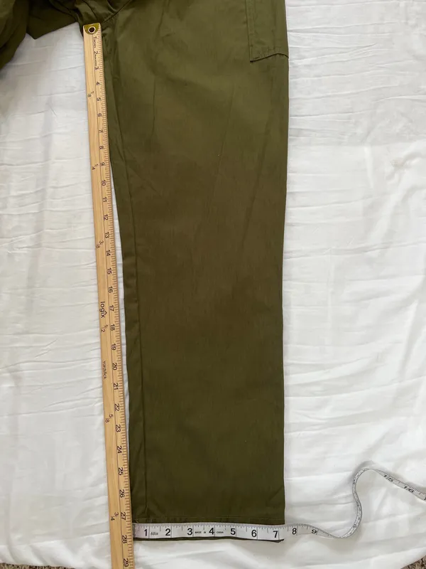 NWT Bar III Strapless Belted Utility Jumpsuit Olive Green Size Small - Image 9