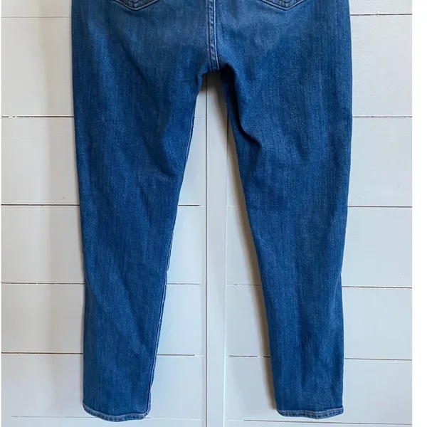 7 For All Mankind Josefina High Waist Slim Boyfriend Blue Jeans‎ Size 26 - Image 11