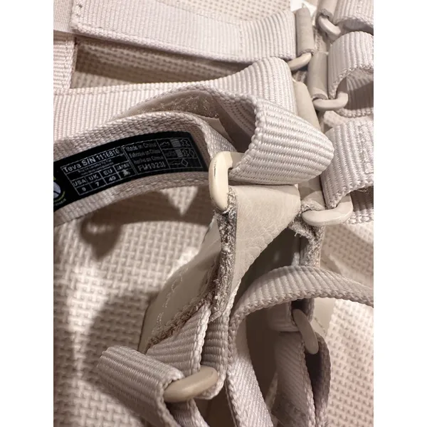 Teva Flatform Mevia Sandal Sand Dune Beige Platform Gladiator 1116810 Womens 9 - Image 8