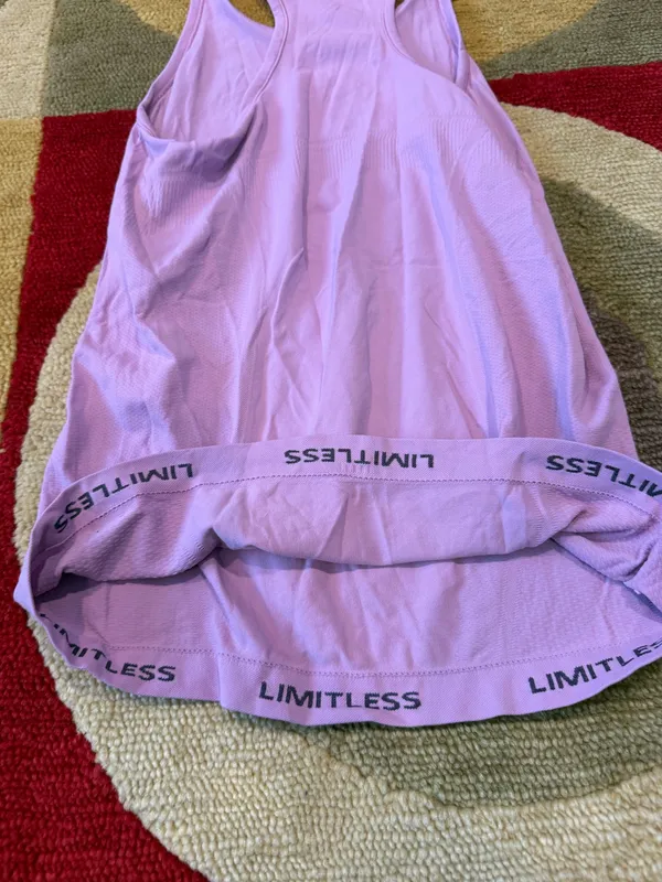 Athleta Women Light Purple Seamless Athletic Racerback Tank Top Size Small - Image 4