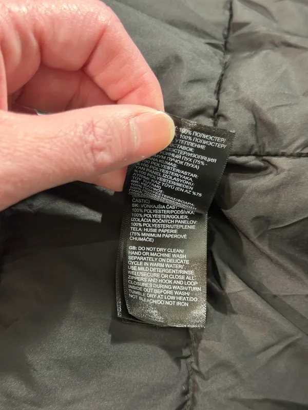 Women’s Black The North Face Alpz Down Jacket Size Small - Image 6