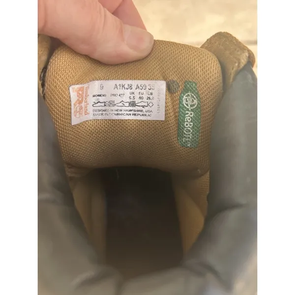 TIMBERLAND Pro 24/7 Direct Attach Steel Toe Boots Wmns 9‎ Wheat A1KJ8 Waterproof - Image 7