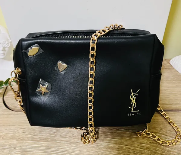 Yves Saint Laurent cosmetic Bag Pouch clutch Crossbody Bag - Image 2