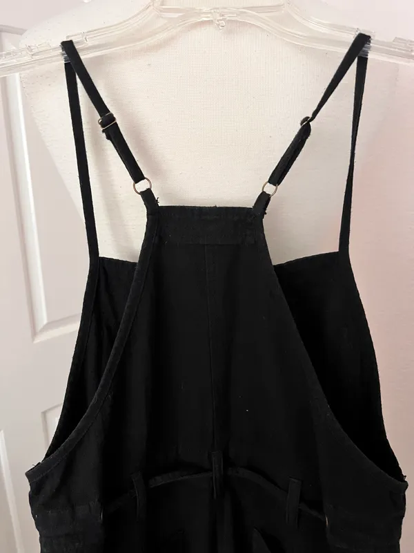 Urban Outfitters Black Overalls. Size XS - Image 6