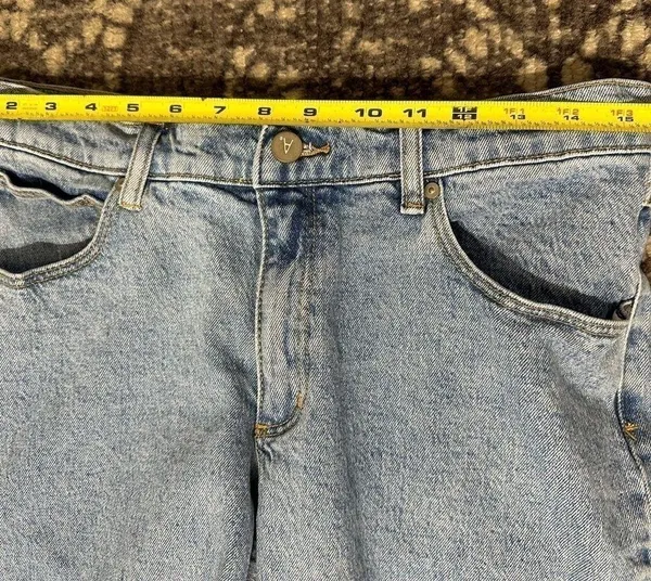 ABrand Denim Women’s Size 31 Ariane Blue Wash 99 Low Rise Boot Cut Jeans - Image 10