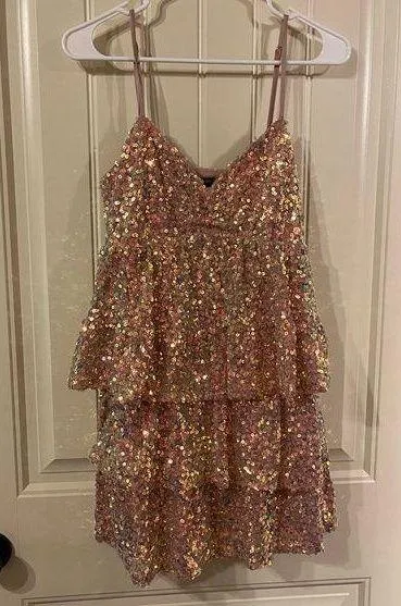 Glitter sequin dress Size L - Image 2