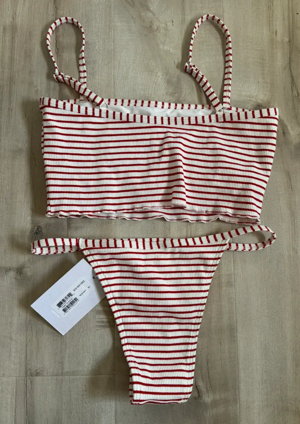 Princess Polly Twiin Tankini Set - Red/White - Image 2