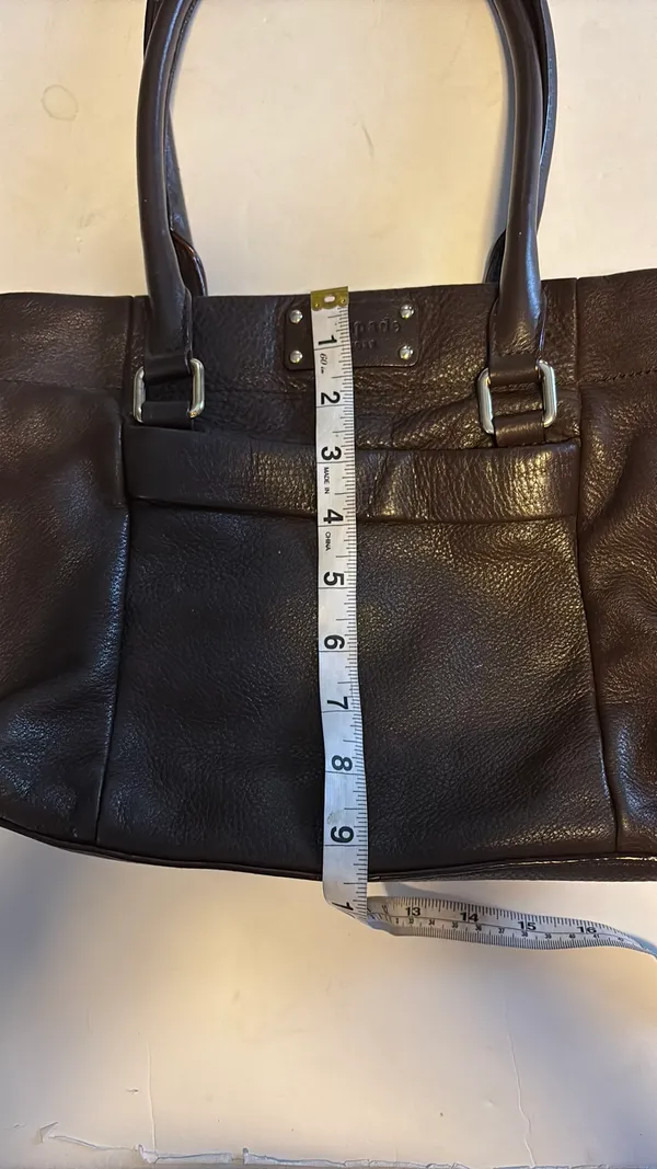 Kate Spade Brown Leather Bag Gorgeous Leather 15” Wide 8” Length - Image 19
