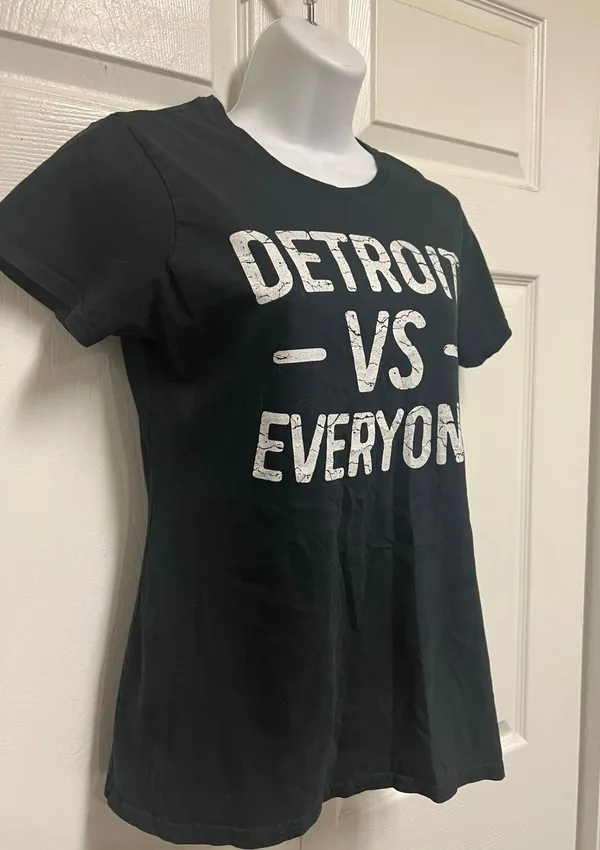 UNBRANDED Detroit Vs Everyone T Shirt - Image 6