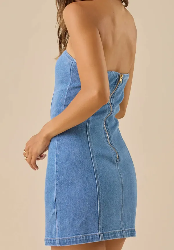 Altar'd State Denim Dress Mini - Image 2