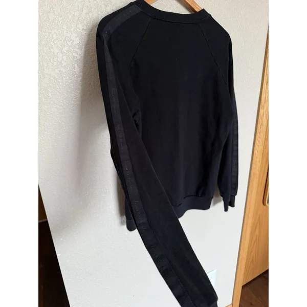 Love Your Melon Black Taped Crew Sweatshirt Large Fleece - Image 5