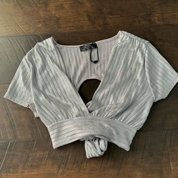 (3/$40 Item) Bershka Sparkly Top - Image 2