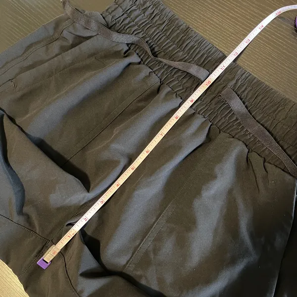 Spanx Stretch Twill‎ Cargo Joggers Black High Waist Pants XS - Image 9