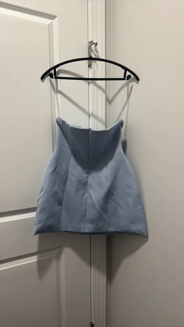 Revolve Nikola Strapless Mini Dress in Blue - Image 2