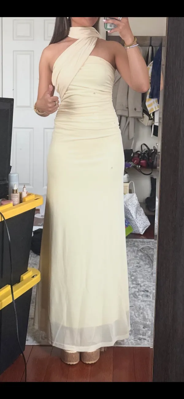 Peppermayo butter yellow dress - Image 2